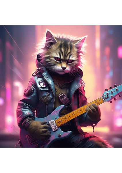 Kedi Poster - Yüksek Çözünürlük Hd Duvar Posteri Cat Poster Çerçevesiz