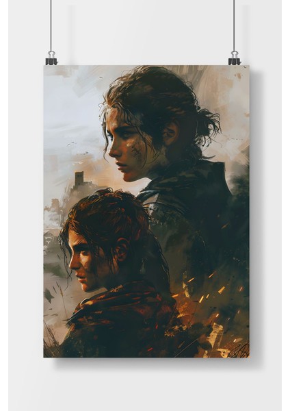 A Plauge Tale Requiem Poster Çerçevesiz Duvar Posteri