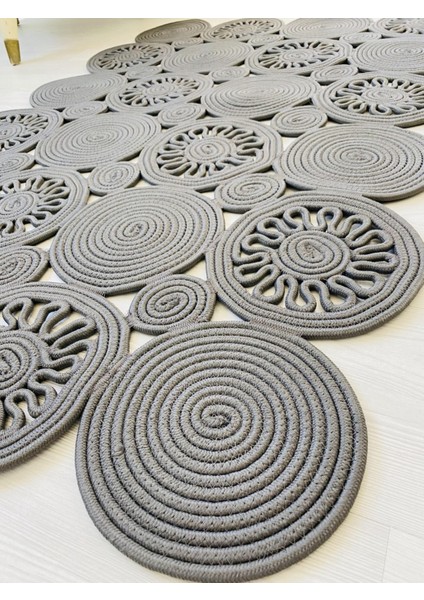 Jüt Hasır Görünümlü Desenli Modern El Örgüsü Dikdörtgen Halı Kilim fiyatları