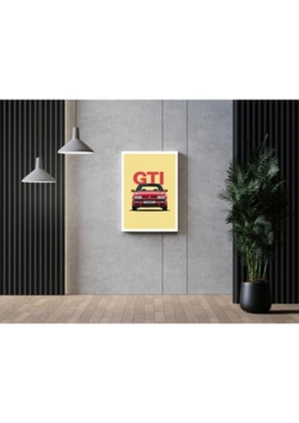 Afiş Volkswagengolf Mk3 Gtı Özel Tasarım Poster