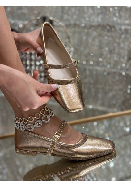 Boris Kristal Taşlı Babet Bronz