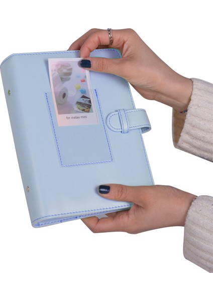 Instax 193 Fotoğraf Kapasiteli Mavi Polakart Cepli Fotoğraf Albümü fiyatları