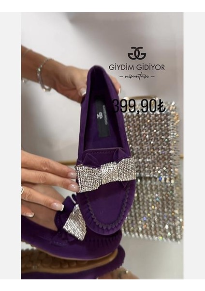 Jixe Süet Babet Mor modelleri