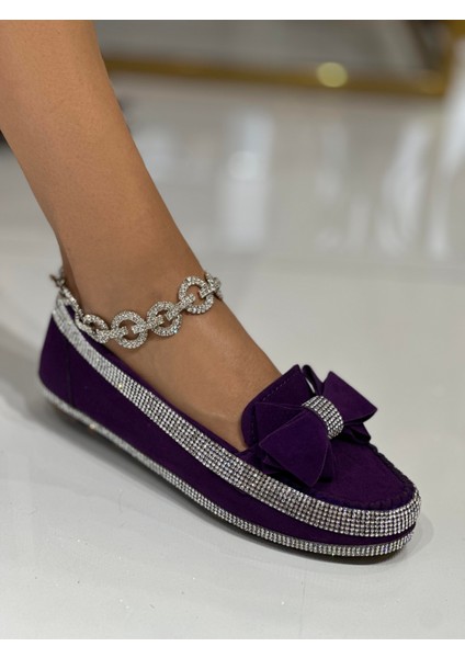 Mustang Süet Babet Mor fiyatları