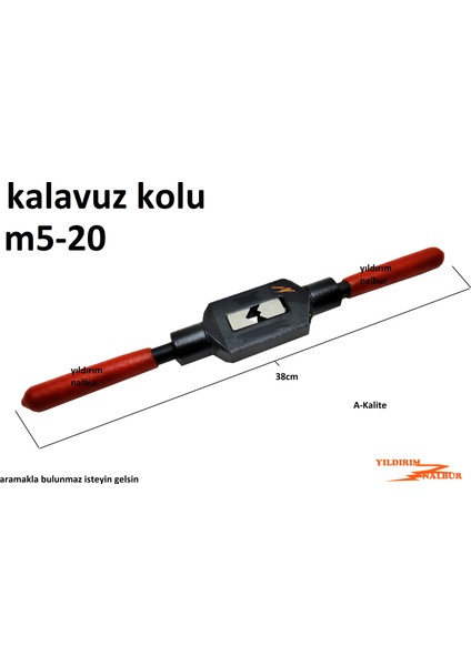 Kılavuz Kolu Kaliteli M5-20 Klavuz Kolu Diş Açma Kolu Duble Büyük Boylu Uzun Metal Sağlam fiyatları