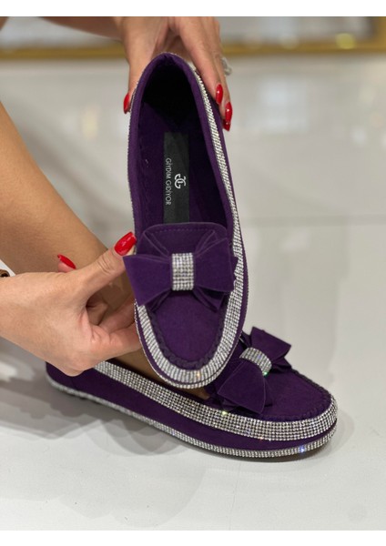 Mustang Süet Babet Mor