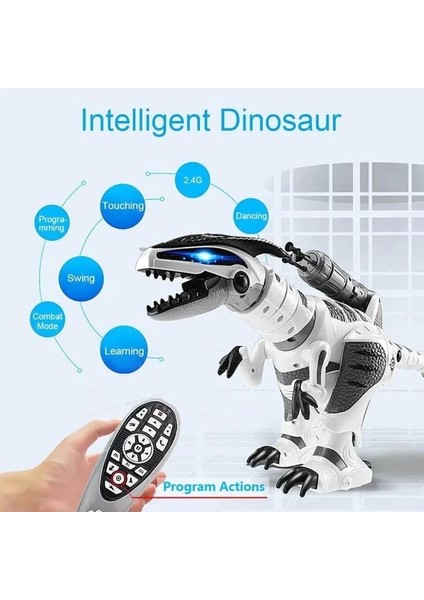 Rc Interaktif Dinozor Robot 3-10 Yaş