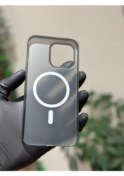 Iphone 14 Pro Max Kılıf Magsafe Elite Premium Mat Sararmaz