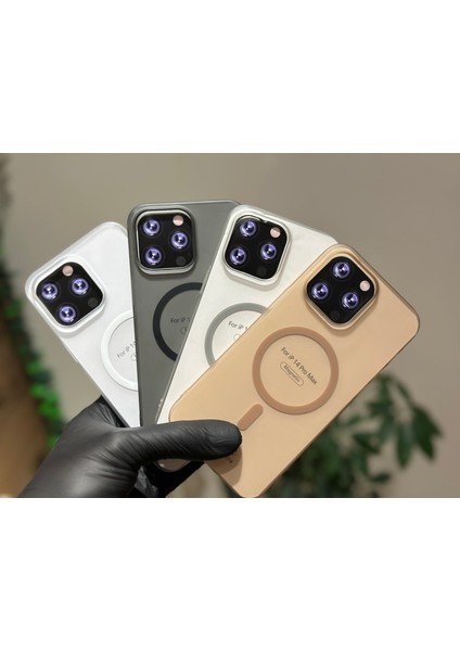 Iphone 14 Pro Max Kılıf Magsafe Elite Premium Mat Sararmaz