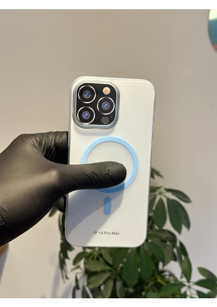 Iphone 14 Pro Max Kılıf Magsafe Elite Premium Mat Sararmaz