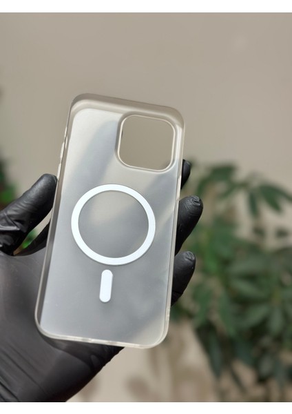Iphone 14 Pro Max Kılıf Magsafe Elite Premium Mat Sararmaz