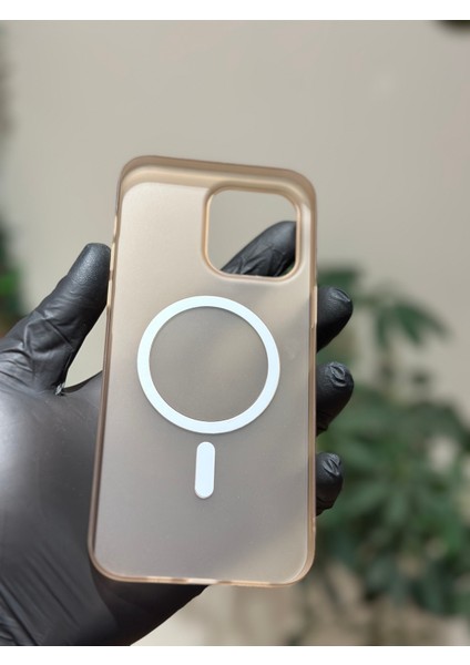 Iphone 14 Pro Max Kılıf Magsafe Elite Premium Mat Sararmaz