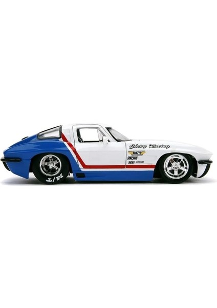 1:24 Btm - '63 Chevy Corvette Sting Ray Döküm Araba fiyatları