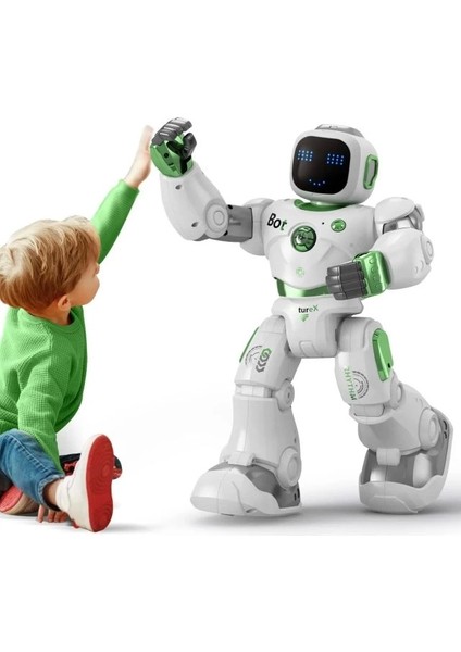 Uzaktan Kumandalı Robot Carle Robotlar 4+ Yaş Green