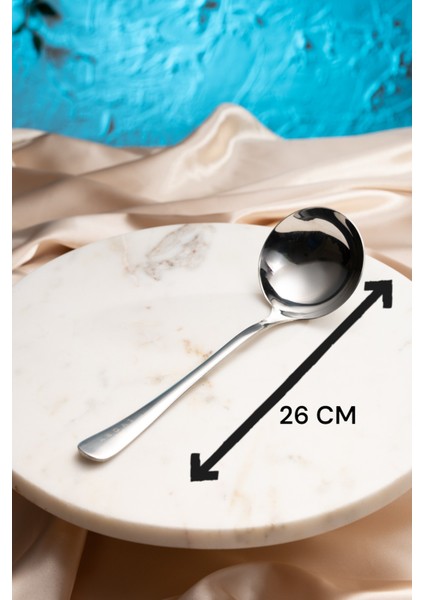 Paslanmaz Çelik Kepçe 26CM