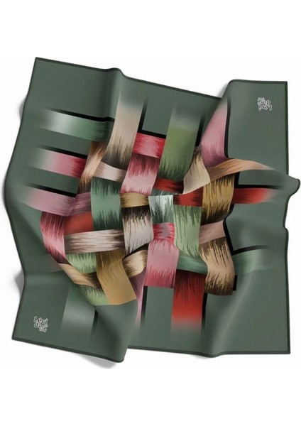 Kadın Twill Polyester Eşarp İ13857