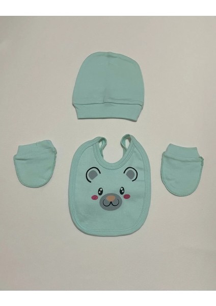 Yeni Doğan 0/3 Ay Kız Bebek Takım 5'li Zıbın Takım Renk/Mint Yeşil fırsatları