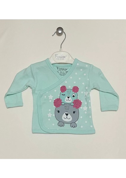 Yeni Doğan 0/3 Ay Kız Bebek Takım 5'li Zıbın Takım Renk/Mint Yeşil indirimleri