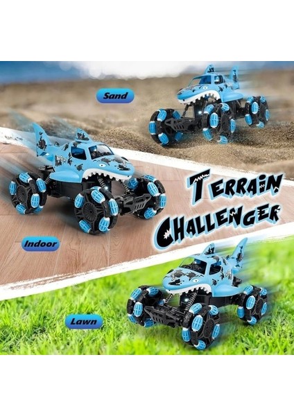 Kulariworld Uzaktan Kumandalı Dönüşümlü Robot Araba Blue