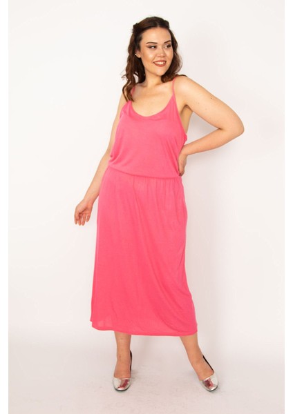 Kadın Lacivert Bel Kısmı Lastikli Askılı Viskon Elbise 65N33359 fiyatları