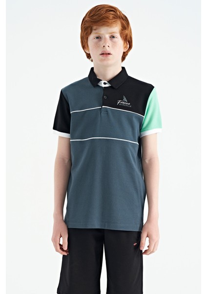 T13EG-11109_01 Erkek Çocuk T-Shirt Polo Yaka