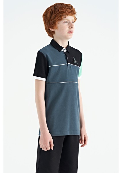T13EG-11109_01 Erkek Çocuk T-Shirt Polo Yaka modelleri
