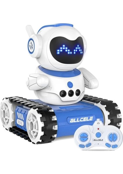 Şarj Edilebilir Robot Oyuncak Blue White Pro