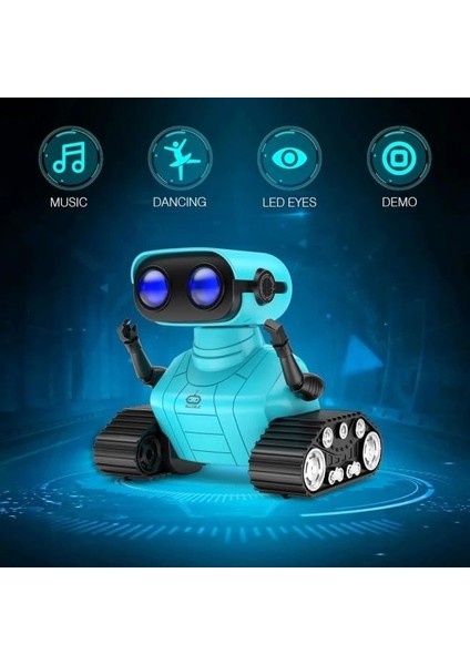 Şarj Edilebilir Robot Oyuncak Açık Mavi Standard