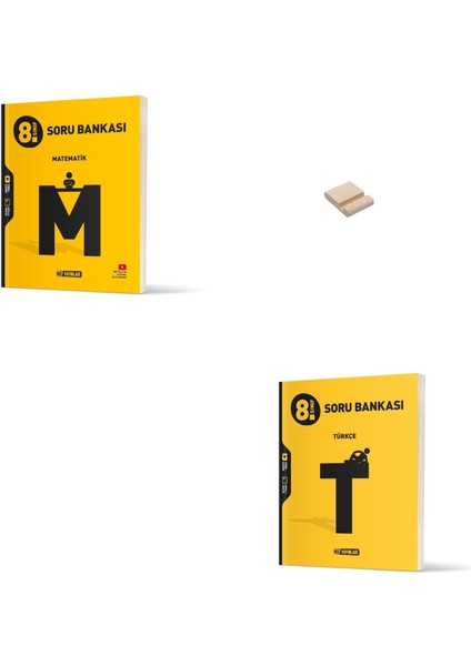 Lgs 8. Sınıf Matematik ve Türkçe Soru Bankası+ Telefon Tutucu