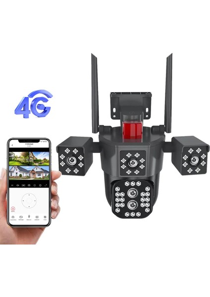 e YS-SO42 4g 12 Volt Kamera 4g Kamera ile Kablosuz Güvenlik Çözümü