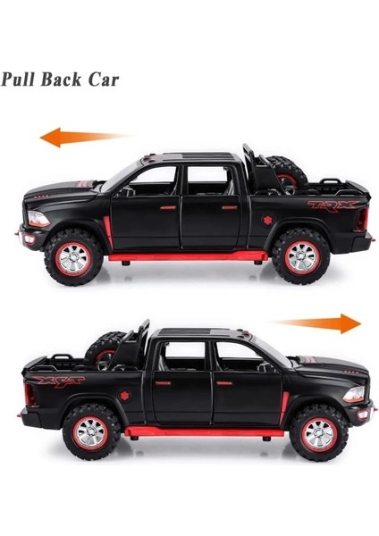 Ram 1500 Kamyonet Pres Döküm Model Arabalar Siyah
