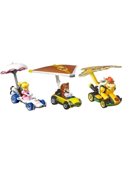 Süper Mario Karakter Arabası 3'lü Paket