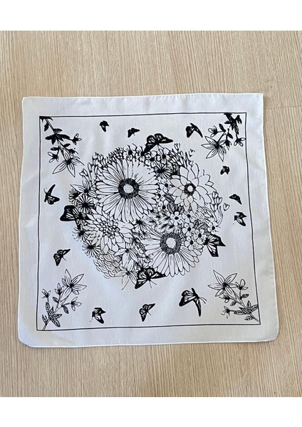 6'LI Şal Desenli Fular Seti