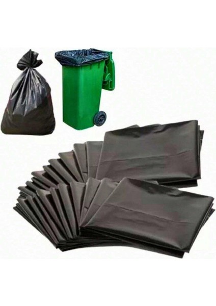 Çöp Torbası Jumbo Boy 80*110 cm Çöp Totbası- 5 Paket - 300 Gr/rulo