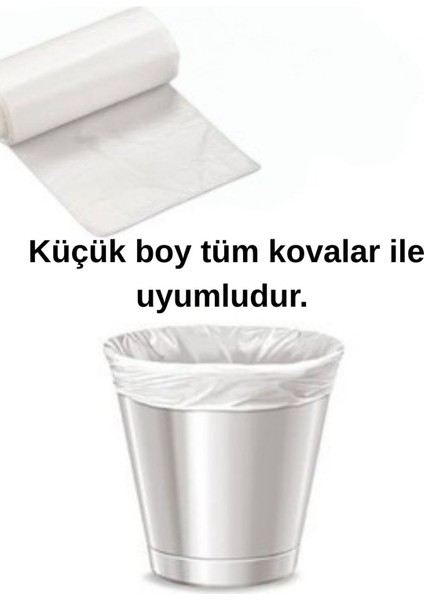 Çöp Torbası Opp Ambalajlı Mini Boy 40 Lı 5 Rulo 44*45 cm Çöp Poşeti