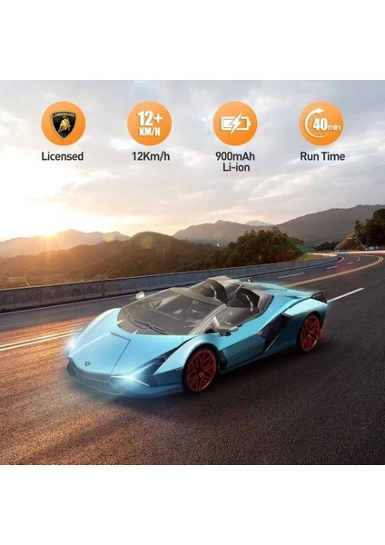 Lamborghini 1:12 Ölçekli Uzaktan Kumandalı Araba Blue fırsatları