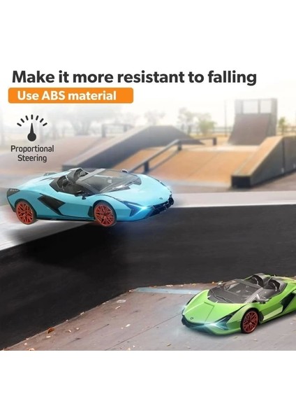 Lamborghini 1:12 Ölçekli Uzaktan Kumandalı Araba Blue indirimleri