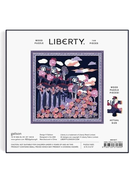 Çiçek Ahşap Puzzle