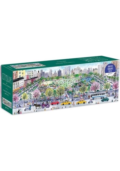 Şehir Manzarası Panoramik Puzzle