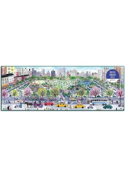 Şehir Manzarası Panoramik Puzzle
