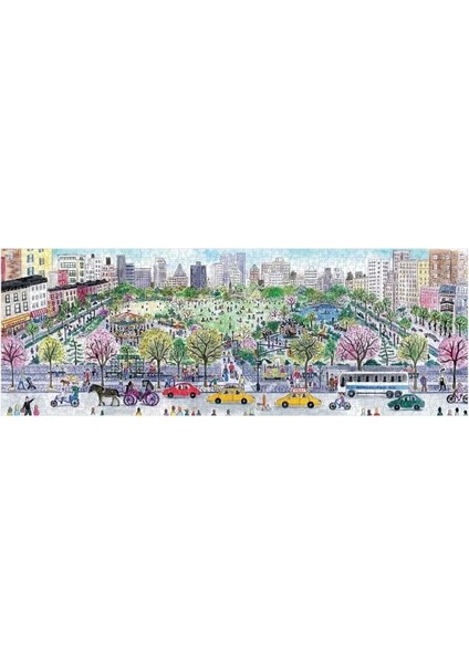 Şehir Manzarası Panoramik Puzzle