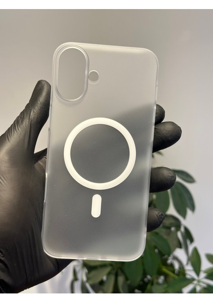 Iphone 16 Plus Kılıf Magsafe Elite Premium Mat Sararmaz