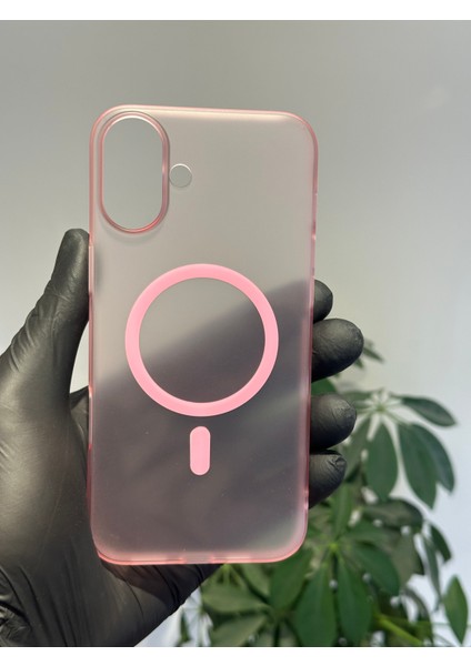 Iphone 16 Plus Kılıf Magsafe Elite Premium Mat Sararmaz
