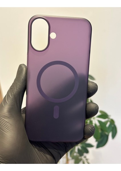 Iphone 16 Plus Kılıf Magsafe Elite Premium Mat Sararmaz
