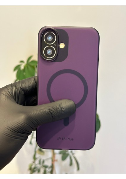Iphone 16 Plus Kılıf Magsafe Elite Premium Mat Sararmaz modelleri