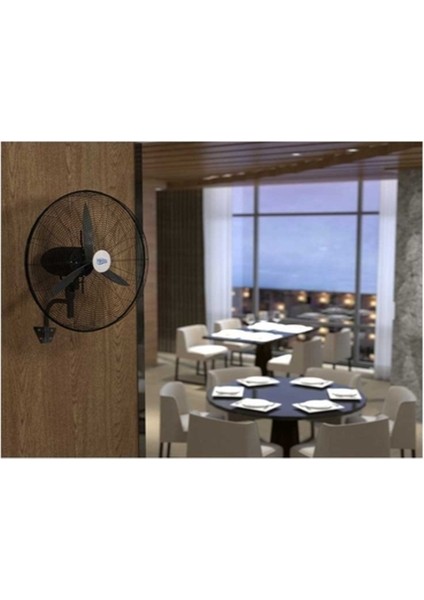 Hıms HEF-D750 210W 30 Inç Siyah Alüminyum 3 Kanatlı Sanayi Tipi Duvar Vantilatörü fırsatları