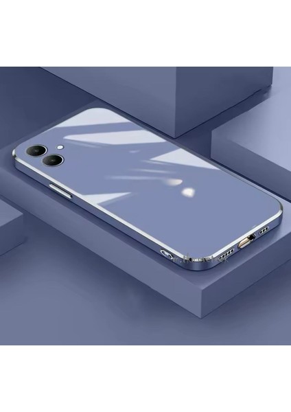 Samsung Galaxy A06 Kılıf Kamera Korumalı Parlak Gold Altın Işlemeli Kenarlı Yumuşak Silikon Kapak