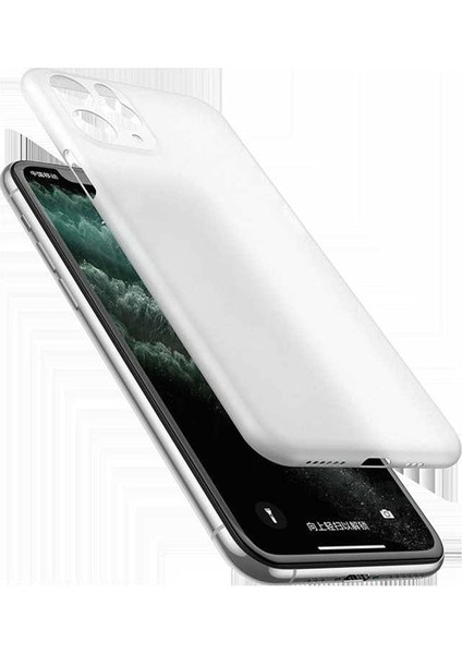 10436 Apple iPhone 11 Pro Max Için Kılıf Benks Lollipop Protective Case, Beyaz