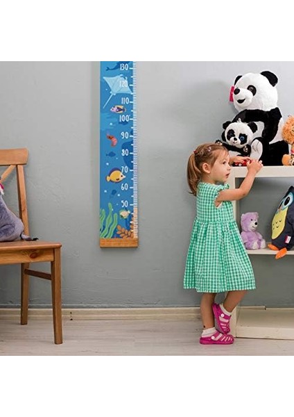 Metrashop Hediye Deniz Temalı Boy Ölçme Cetveli fiyatları