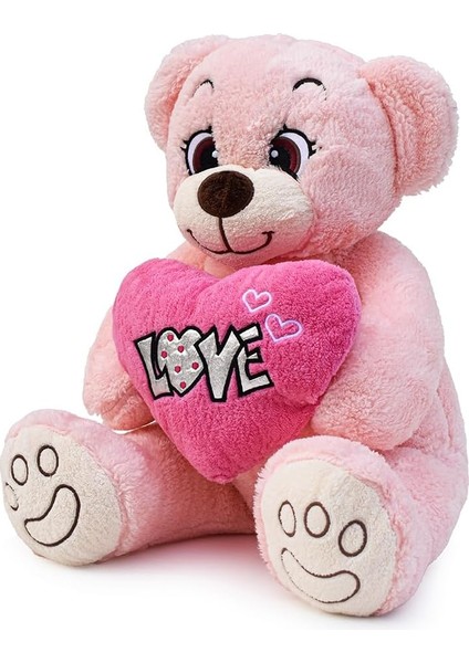 Metrashop Oyuncak Pembe Love Kalpli Pelüş Sevimli Ayıcık,hollywood Ayısı,love Ayıcık,pelüş Ayıcık,doldurulabilir Pelüş Oyuncak,love Kalpli Ayıcık,aşık Ayıcık,sevgilier Günü Ayısı,pelüş Ayı,kawaii,